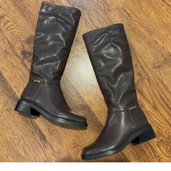 Franco Sarto Women’s Geralyn Riding Boots – Brown – Size 6.5 – NWOB – Classic - Picture 1 of 11